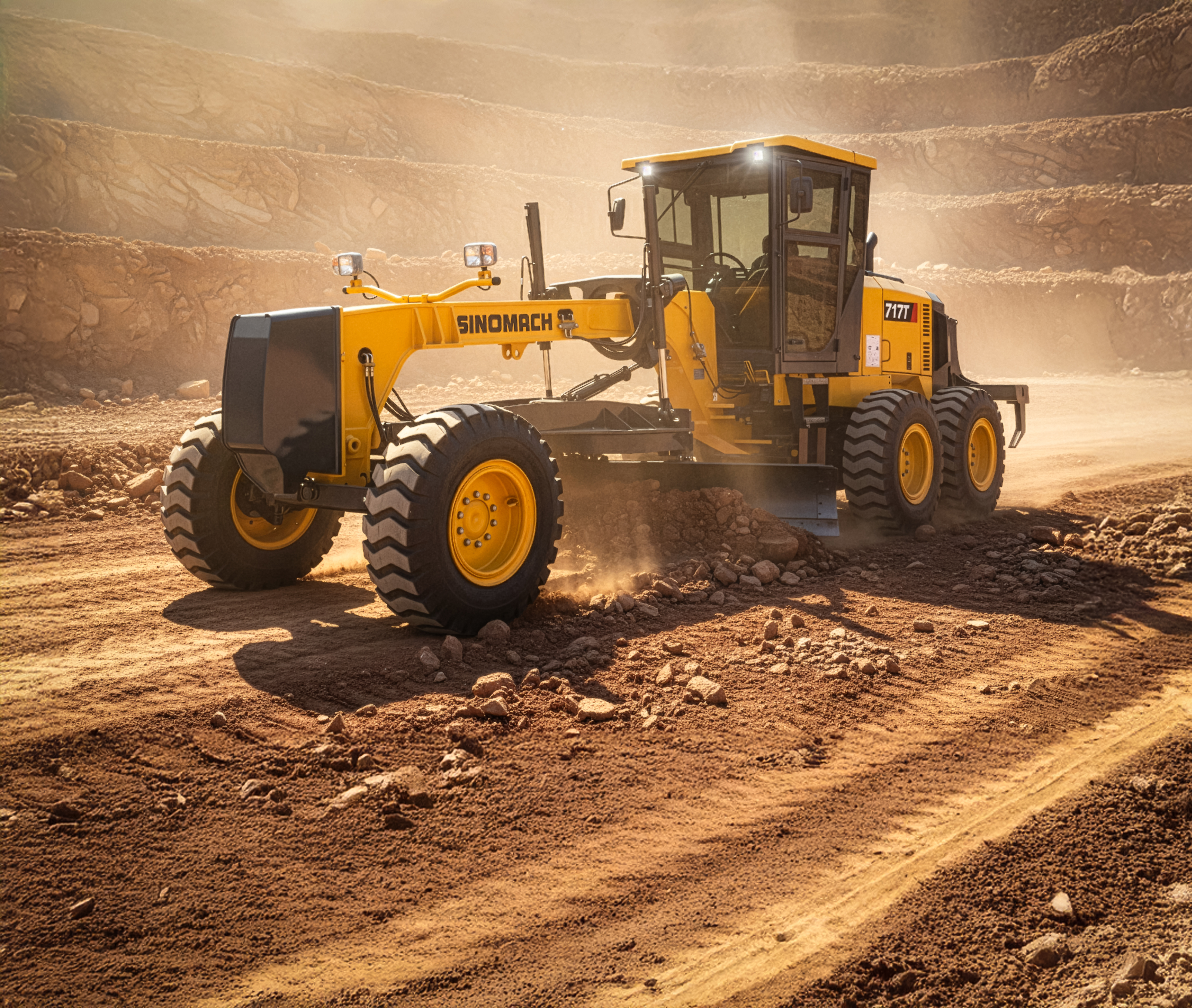 Motoniveladora Sinomach 717T